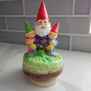COPY - Gnome and children music box, Gorham, 1979